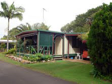 Alison's cosy home at Bargara Beach Caravan Park