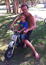 Fun times for Cam and Jaiden on their round-Oz caravanning adventure.