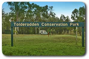 Tolderodden Conservation Park sign