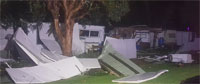 Tornado-ravaged Purrumbete Holiday Park