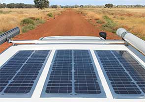 Solar panels add extra weight to a caravan, warns RACQ