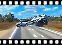 Caravan rollover video