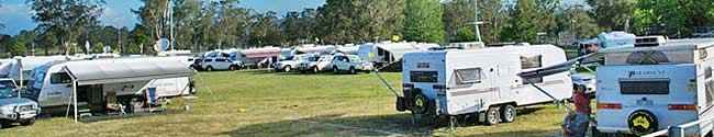 Australian Caravan Club 2015 muster at Beaudesert, Queensland.