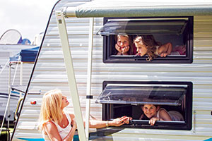 Bunk bed-equipped caravans are becoming popular