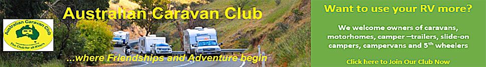 Australian Caravan Club advert